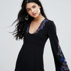 Free People - Holiday Folk Mini Dress